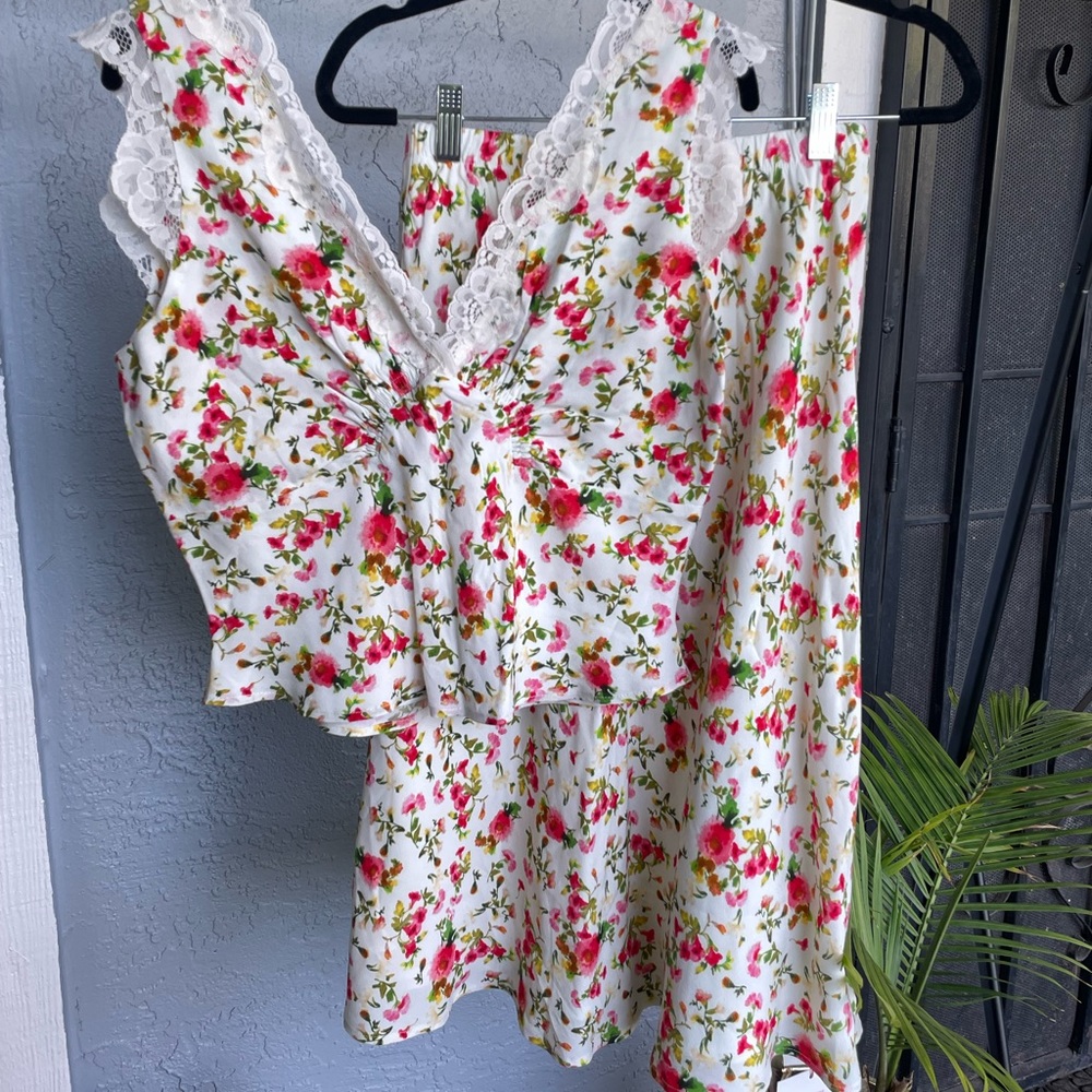 Rouje Floral Lace Vintage Dress